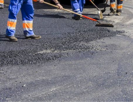 Encontrar obras de asfaltado